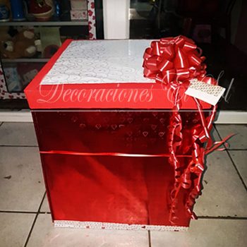 "Caja sorpresa con peluche"