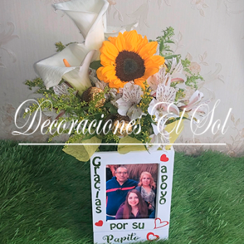 Arreglos Florales "Amor cúbico"