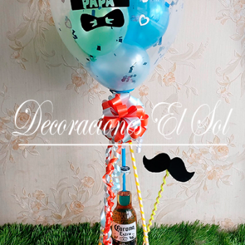 Arreglos con Globos "Para ti papá"