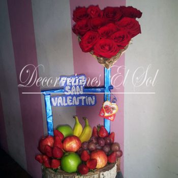 Arreglo "Frutal Amor a lo natural"