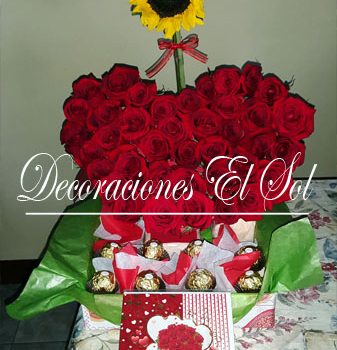 Arreglo "Corazón de Flores" (40R)