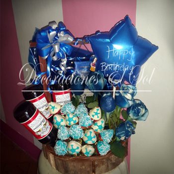 Arreglo "Pasión Azul"