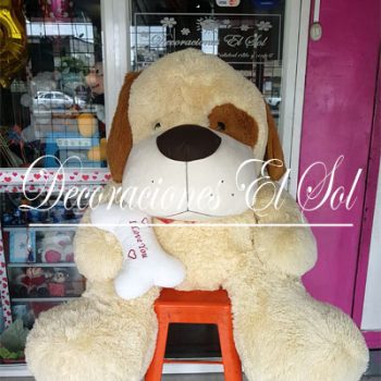 Perro con Almohada Hueso "I Love You" 1.50mt