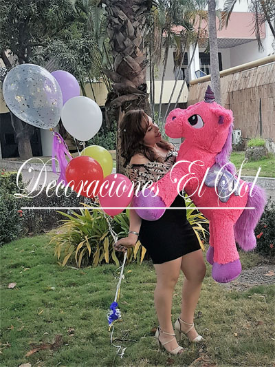 Unicornio Dreams 125cm con alas - Imagen 4