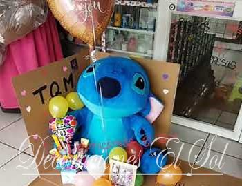 Peluche Stitch en Caja Sorpresa