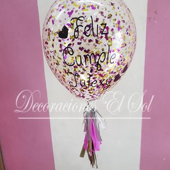 Globos Personalizados Confetis