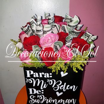 Arreglo Floral “Soy millonario gracias a ti”