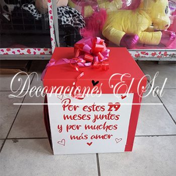 Caja de regalo personalizada sweet 22 cms