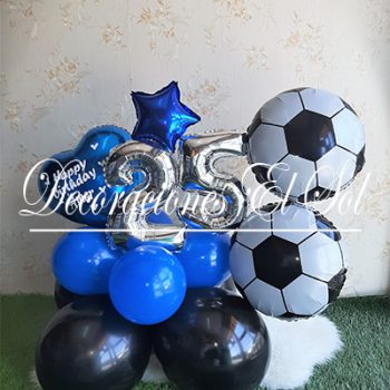 Bouquet Globos “Locos por el Deporte”