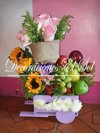 Arreglo "Flores y Frutas para ti Princesa"