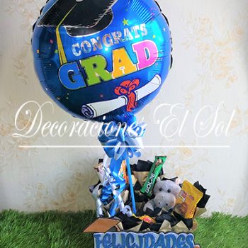 Arreglos con Peluches “Felicidades en tu Grado”