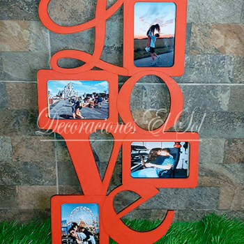 San Valentín “Porta Retratos LOVE”