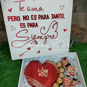 San Valentín “Corazón de chocolate”