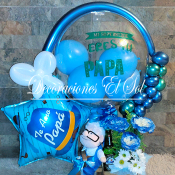 Arreglo para Papá "Mi superheroe eres tú Papá"