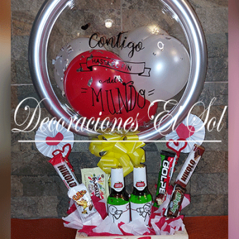 San Valentín “CONTIGO HASTA EL FIN DEL MUNDO”